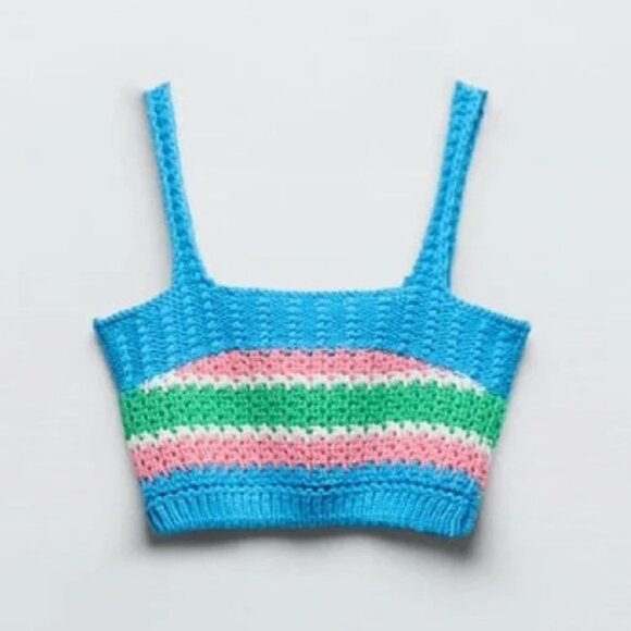 zara striped knit top - Picture 4 of 4